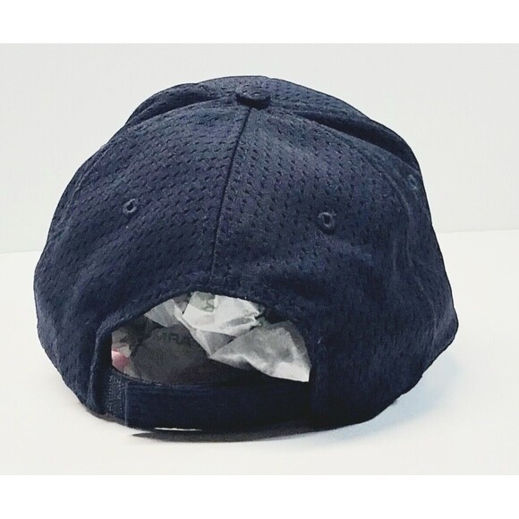 Michigan Wolverines Adjustable Hat Navy Blue Yellow Logo Vent Cobra One Size GUC - Picture 7 of 15